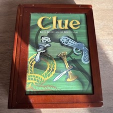 CLUE Board Game - Vintage Bookshelf Edition - 99 Complete, Very Nice Condition