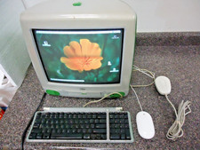 1998 Green Apple IMac Computer M4984 with Keyboard M2452, Mouse  Cord Works 