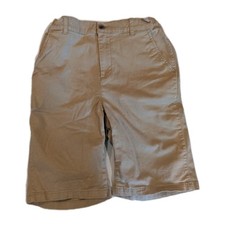 Childrens Place Khaki Uniform Shorts Boys 14 Adjustable Waist