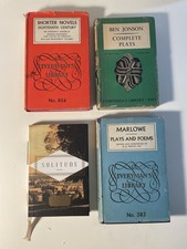 Everyman's Library - Lot of 4 - Literature/Poetry/Plays