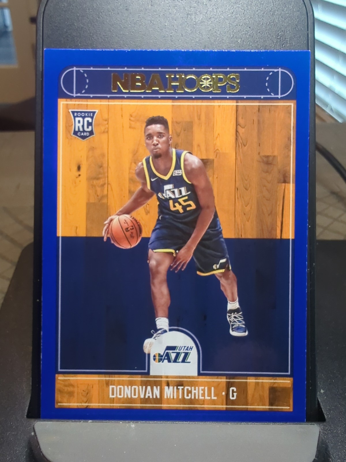 2017-18 Panini NBA HOOPS Donovan Mitchell #263 (RC) Blue Border Utah Jazz