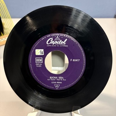 7'' Single - Louis Prima - Buona Sera - Capitol Records - 1957