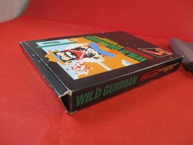 Wild Gunman (Nintendo NES) COMPLETE w/ Box manual game WORKS!
