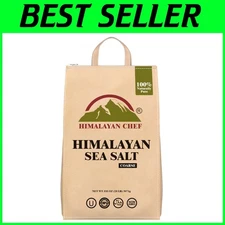 Pure Himalayan Coarse Sea Salt 320oz Resealable Bag - Gluten Free & Unrefined