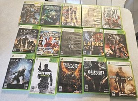 Lot Of 15 Microsoft Xbox 360  Video Games
