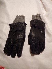 VTG Black Leather Gloves, Shells Cattlehide Size 4