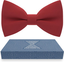 Mens Bowties Pre-tied Shape Clip on Bowtie Solid Men Formal Wear for kids, baby