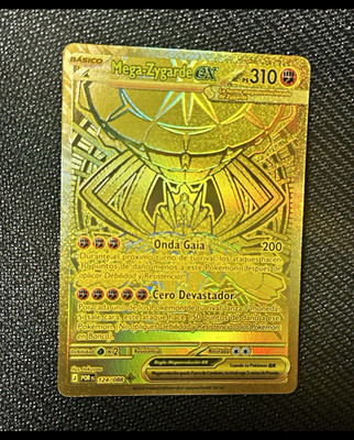 Mega Zygarde EX 124/088 Secret Rare Full Art Holo HP 310 SPA XY 2016