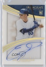 2015 Immaculate Shadowbox Signatures Holo Gold 15/25 Joc Pederson #15 Auto 0f8