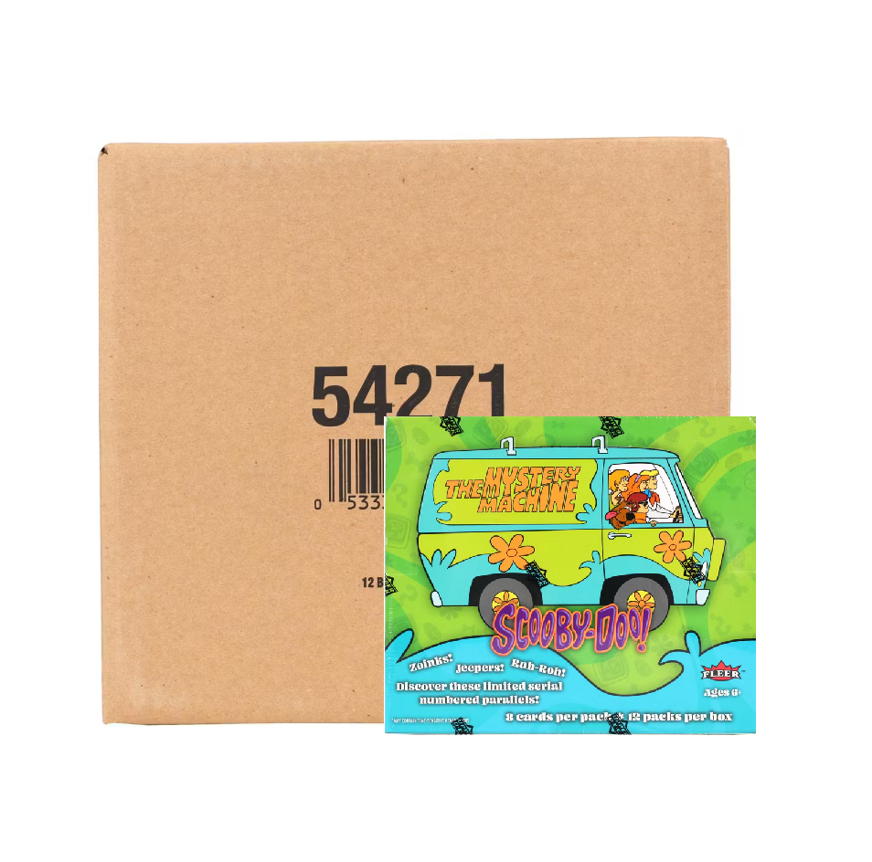 2025 Upper Deck Fleer Scooby Doo Hobby 12-Box Case | eBay