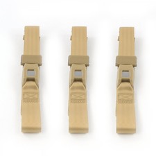 Amc 1958 - 1988 Standard 2pt Tan Lap Bench Seatbelt Kit - 3 Belts Harness Rat