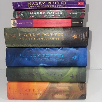 Harry Potter Series Rowling 1 2 3 4 5 6 7 Mixed Lot Of 7 1st Editions HC/DJ & PB