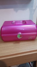 Vintage Caboodles Makeup Case With Morror Girl On The Go Pink