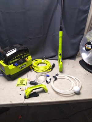 #ad Ryobi 1200 psi 40V Brushless Pressure Washer Tool Only $109.99