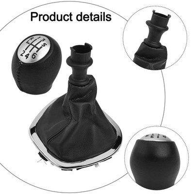 Functional Leather Gear Shift Knob with Matching Cover For For Fiat For Talento