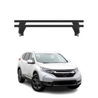 Menabo DachträGer GrundtäGer FüR Honda CR-V Mk5 2017-2022 50Kg Alu Schwarz 2 Tlg