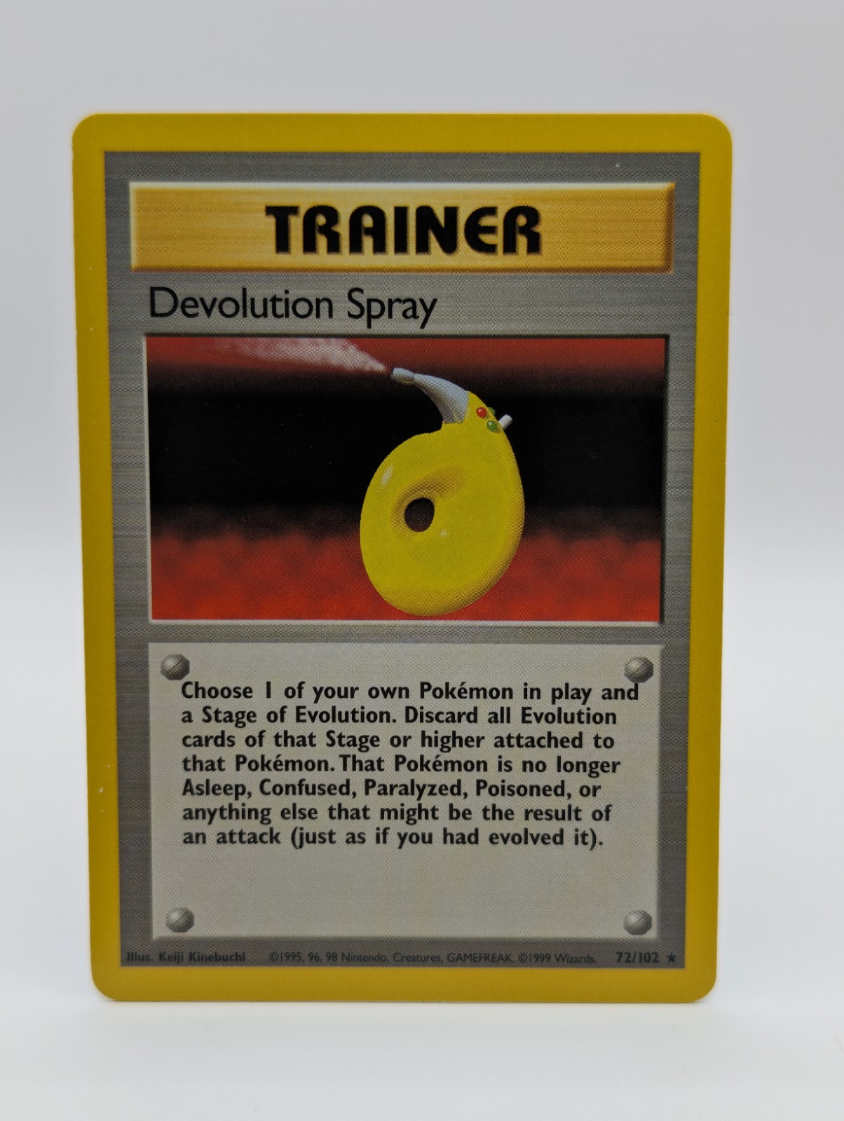 Pokémon Devolution Spray 072/102 Base Set Regular