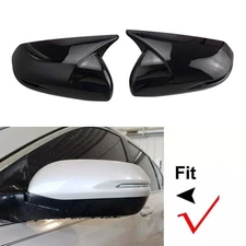 2PCS Honda CR-V CRV 2017-2020 Gloss Black Door Side Wing Mirror Cover Cap