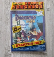 SEALED Panini 1993 Darkwing Duck Disney Album 36 Stickers Starter Set