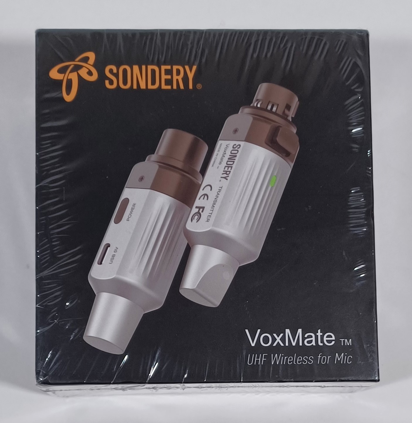 Sondery VoxMate UHF Wireless XLR Transmitter & Receiver With USB Charge Cord NEW