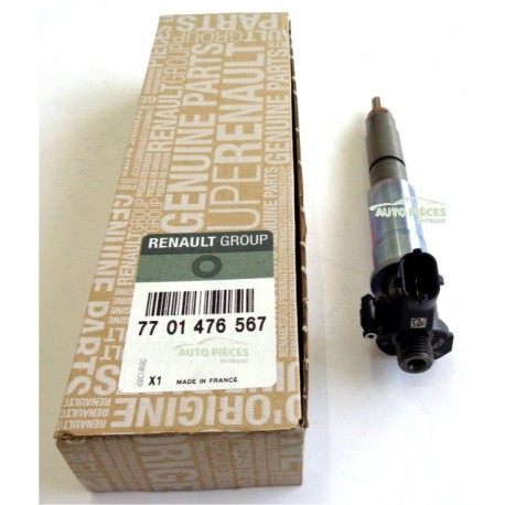 Injecteur neuf Renault Trafic 2.0 dCi d'origine 7701476567 en acier renforcé