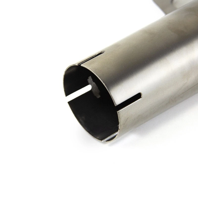 Sistema de escape para BMW S1000RR 2011-2016 tubo de enlace medio deslizable 61 mm puntas silenciadoras Foto 4 de 4