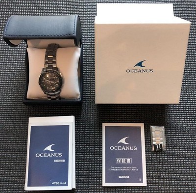 Casio Oceanus Manta OCW-S1000 Tough Solar Titanium Men's Watch Full Links