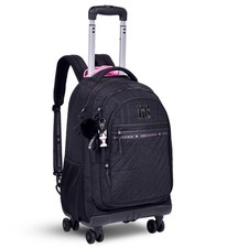 Kids Rolling Backpack with Wheels - Water-Resistant Material