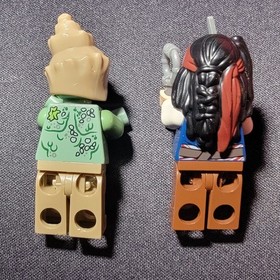 Lego Pirates Of The Caribbean Cpt Jack Sparrow 4184 & Hadras Minifigs 4183