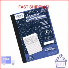 Mead Primary Composition Book, Primary Ruled Journal, Grades K-2, 7-1/2" x 9-3/4