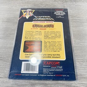 Commando 5-Screw (Nintendo NES, 1986) Complete Hang Tag Rare w/ Protector