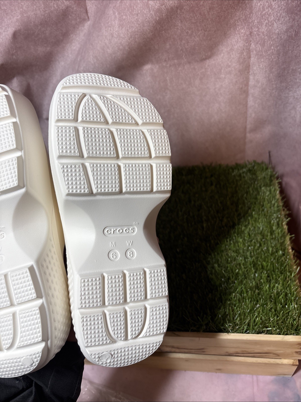 Crocs Stomp Slide Thermoplastic Chalk Slides New image 8