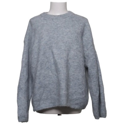 H&M, Strickpullover, Größe: S, Grau, Elasthan/Mohair/Polyamid/Wolle #qDP