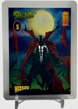 Spawn & Al Simmons #5 Wizard Promo Chromium Trading Card 1996 Image Comics 🔥