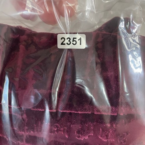 Susan Graver Maroon Velvet Sheer Long Open Vest Women's 2X Career wear Holiday - Picture 11 of 11