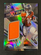 Jerry Jeudy 2020 Spectra Next Era Relic Silver /199 Broncos