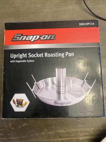 Upright Stainless Steel Socket Roasting Pan With Vegetable Spikes By Snap-On - Picture 5 of 20