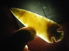 LOT OF 3 PETRIFIED WOOD ARROWHEADS -MODERN- — photo 3