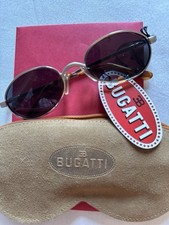 Bugatti Herren Sonnenbrille oval Metallrahmen...