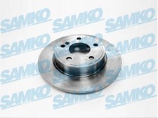 SAMKO 2x Bremsscheibe hinten voll passend für Mercedes-Benz B-Klasse W246 W242