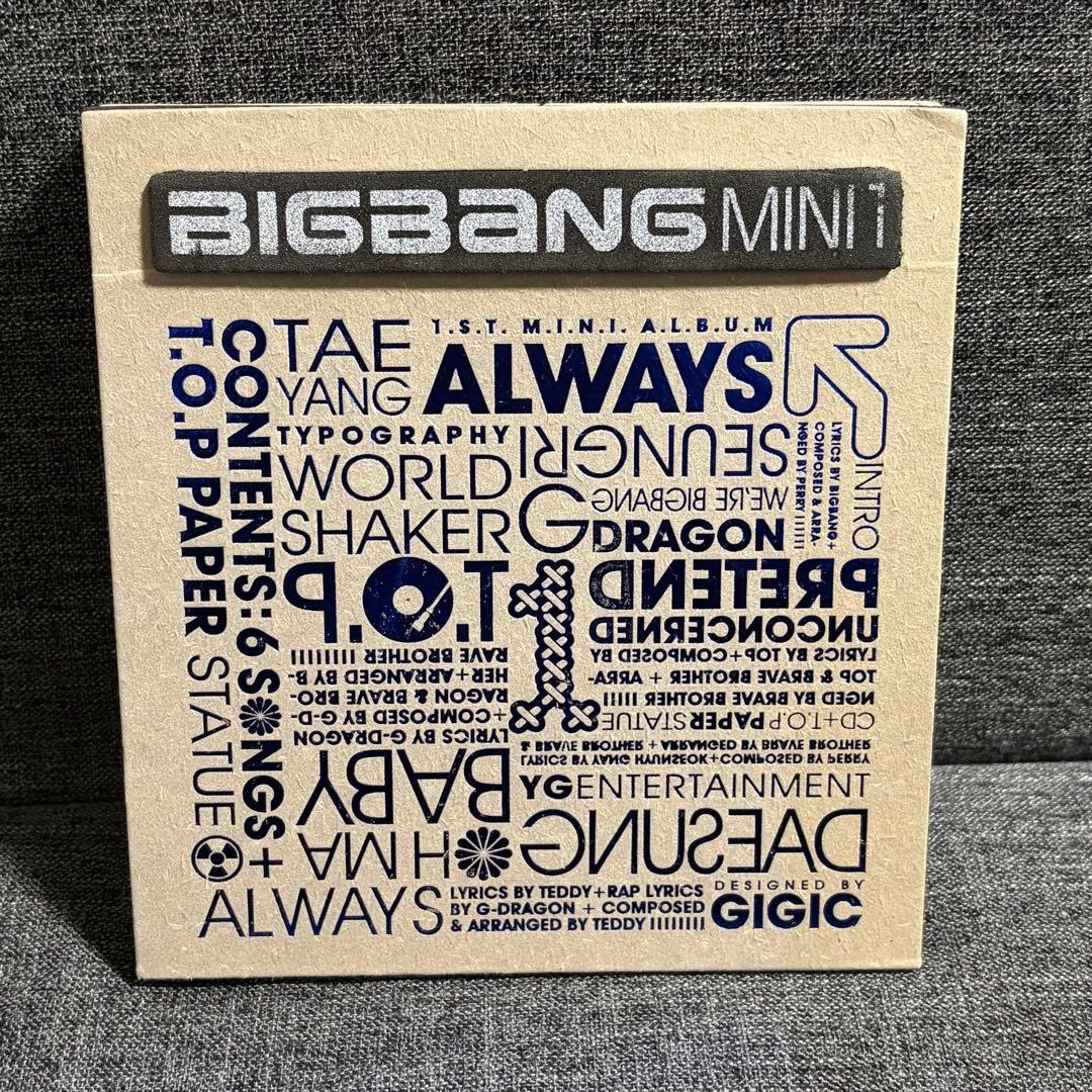 K-POP・アジア BIGBANG 1st Mini Album - ALWAYS BIGBANG 1ST MINI ALBUM ALWAYS KOREAN EDITION Music CD Authentic