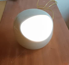 Stone Multipurpose Lamp by Vivida White with USB Sockets