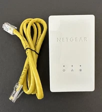 Netgear Powerline 200 Mini Adapter Ethernet Adapter XAV1301v2 White with cable