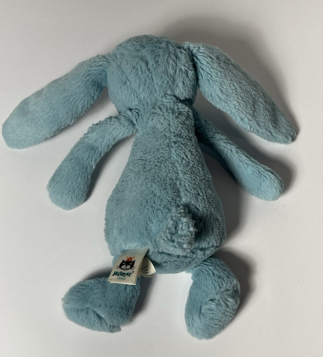 Jellycat London Bashful Bunny Aqua Retired SMALL Bashful Aqua