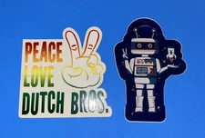Dutch Bros Rare Exclusive Stickers