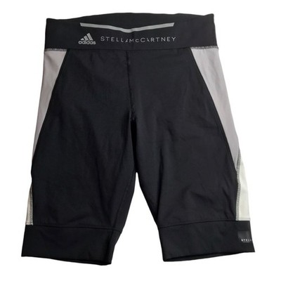 Adidas by Stella McCartney Women s Biker Cycling Shorts Black/Gray Yoga Sports L