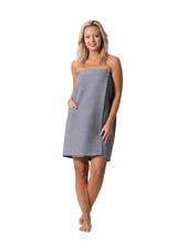 Robe Direct Quick Dry, Lightweight Waffle Spa/Bath Wrap with Adjustable Closu...