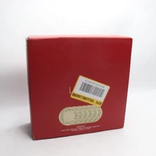 (6-Pk) Lenox Holiday Salad Plate Set Christmas Dinnerware, Hosting Red & Green