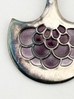 Vintage David Andersen Norway Sterling 925 Pendant W/ Purple Enamel — photo 5