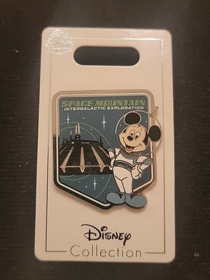 Disney Astronaut Mickey Space Mountain Intergalactic Exploration Pin 